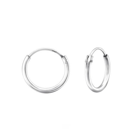 Creole - Cercei Creole Mici din Argint 925, 12 mm