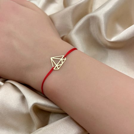 Bratara cu pandantiv Diamant din Aur 14K [1]