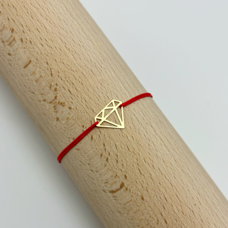 Bratara cu pandantiv Diamant din AUR 14K [4]