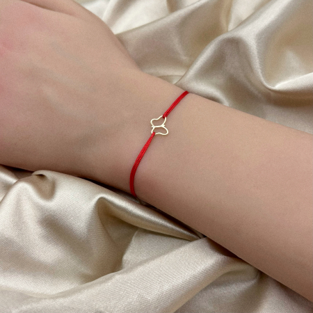 Bratara cu pandantiv Fluture din AUR 14K [4]