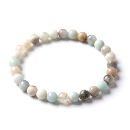 Brățări elastice - Bratara cu Pietre Semipretioase Amazonit de 6mm, unisex