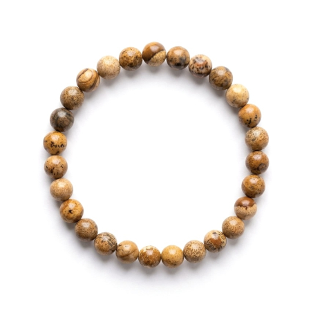 Brățări elastice - Bratara cu Pietre Semipretioase Jasp de 6mm, unisex