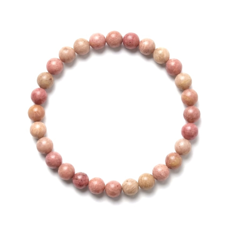 Brățări elastice - Bratara cu Pietre Semipretioase Rodonit de 6mm, unisex