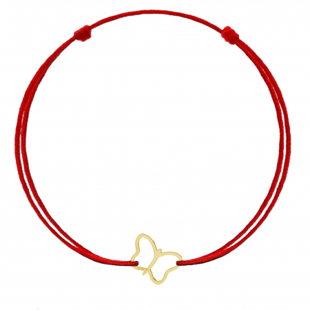 Aur 14K - Brățară Mărțișor cu Fluture din Aur 14K