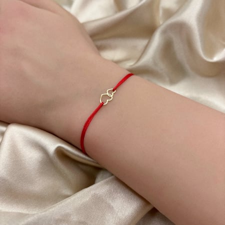 Brățară Mărțișor cu Inimi din Aur 14K [1]