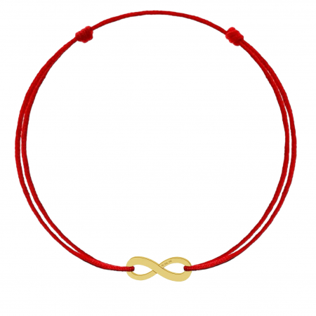 Aur 14K - Brățară Mărțișor cu Infinit din Aur 14K