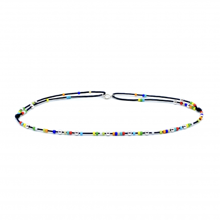 Brățări de picior cu Argint - Bratara pentru Picior cu bile din Argint 925 si margele multicolor