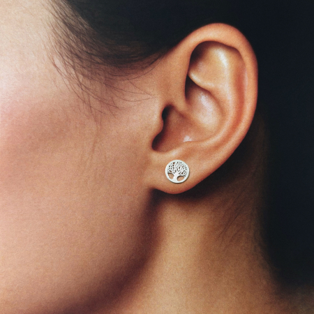 CERCEI - Cercei din Argint 925 Pomul Vietii