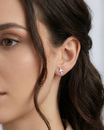 Cercei din Argint - Cercei din Argint 925 Avion