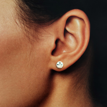 BIJUTERII FEMEI - Cercei din Argint 925 cu Cristale Swarovski Argintii