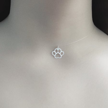 Colier fir transparent cu pandantiv Labuta din Argint 925 [1]