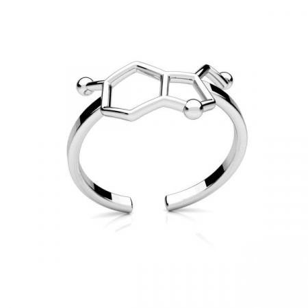 INELE - Inel reglabil Serotonina din Argint 925