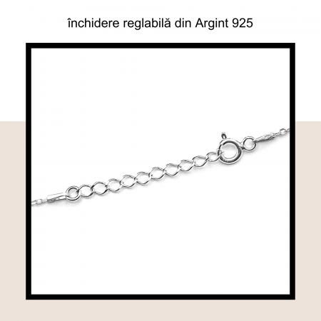 Lantisor cu pandantiv Hamsa din Argint 925 [1]