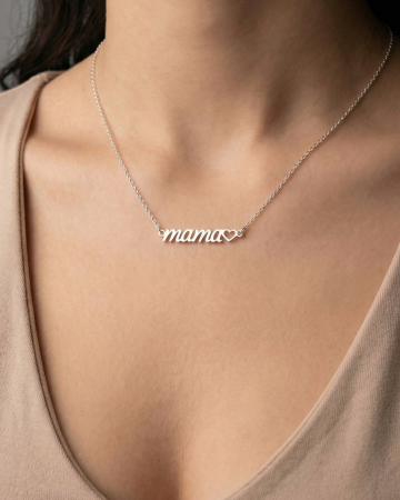 Lănțișoare din Argint - Lantisor MAMA din Argint 925