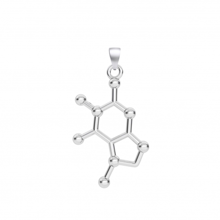 Molecule - Pandantiv Ciocolata din Argint 925
