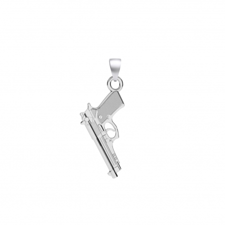 Altele - Pandantiv Pistol din Argint 925