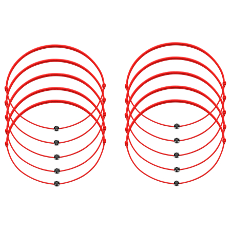 BRĂȚĂRI MĂRȚIȘOR - Set 10 Brățări Mărțisor cu Cristale Swarovski Negre