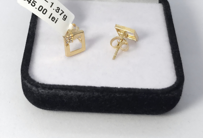 Cercei Aur Galben 14k [2]