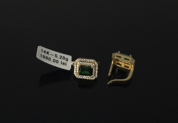 Cercei Aur Galben 14k [1]