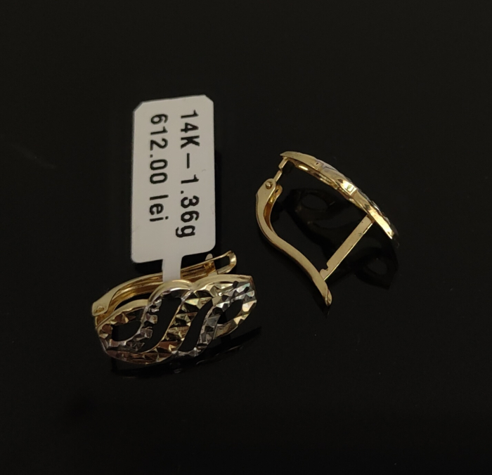 Cercei Aur Galben 14k [1]