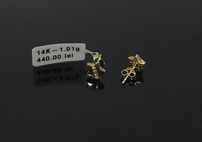 Cercei Aur Galben 14k [1]