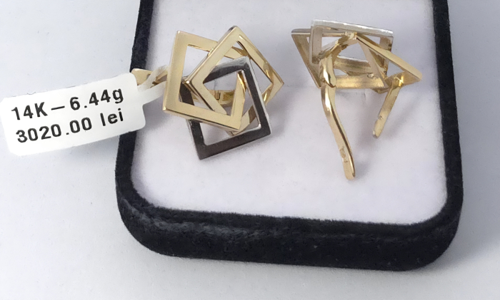 Cercei Aur Galben 14k [2]