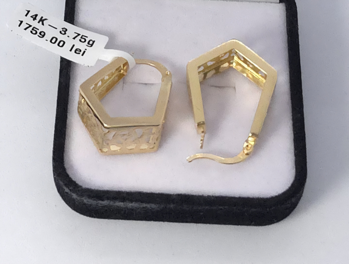 Cercei Aur Galben 14k [2]