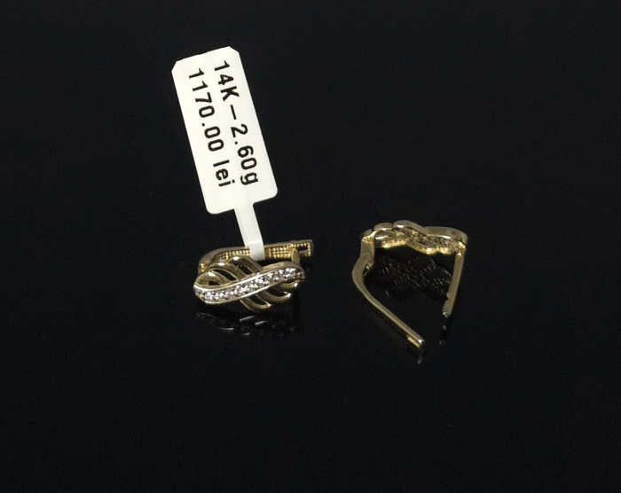 Cercei Aur Galben 14k [1]