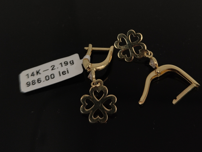 Cercei Aur Galben 14k [1]