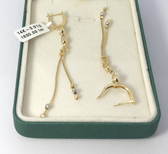 Cercei Aur Galben 14k [2]