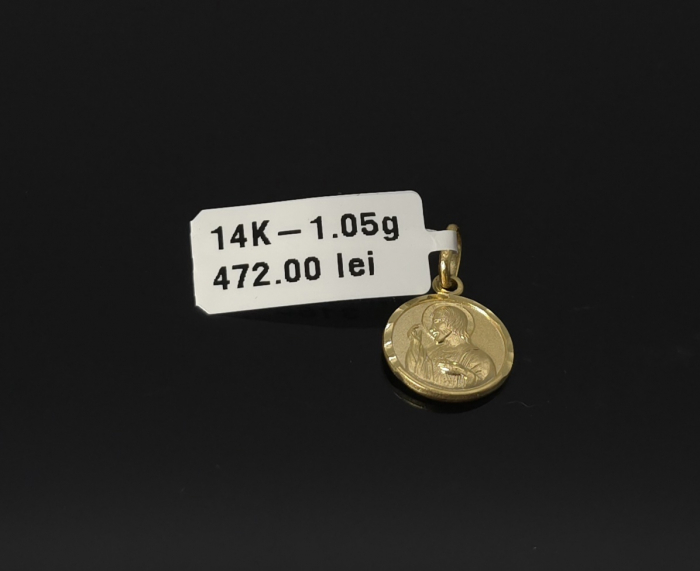 Pandantiv aur galben 14k [2]