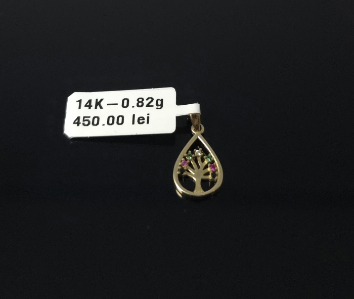 Pandantiv aur galben 14k [1]
