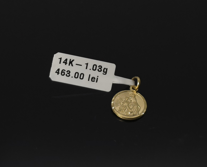 Pandantiv aur galben 14k [2]