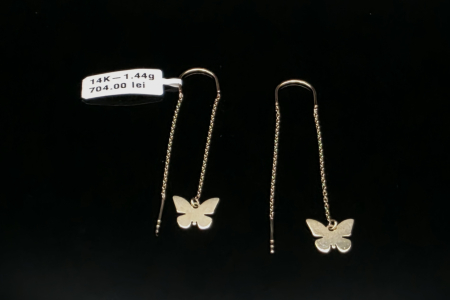 Bijuterii Aur Dama - Cercei Aur 14K