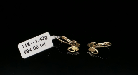 Bijuterii Aur Dama - Cercei Aur 14K