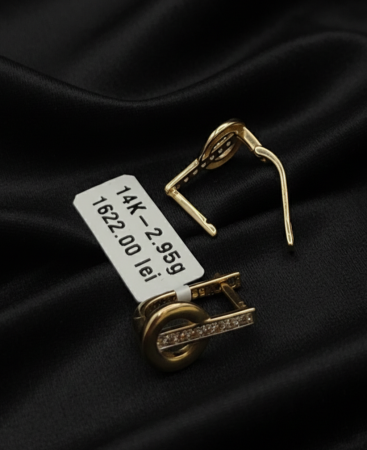 Cercei - Cercei aur galben 14k