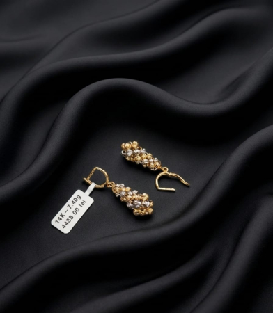 Cercei - Cercei aur galben 14k