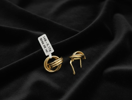 Cercei - Cercei aur galben 14k