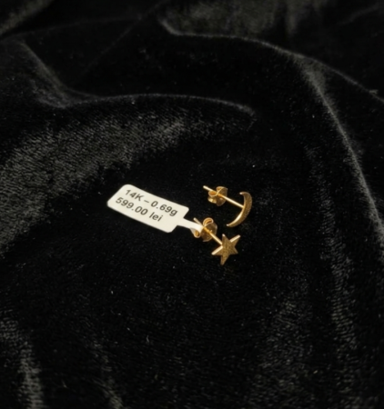 Cercei - Cercei Aur Galben 14k