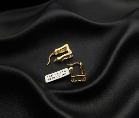 Cercei - Cercei Aur Galben 14k