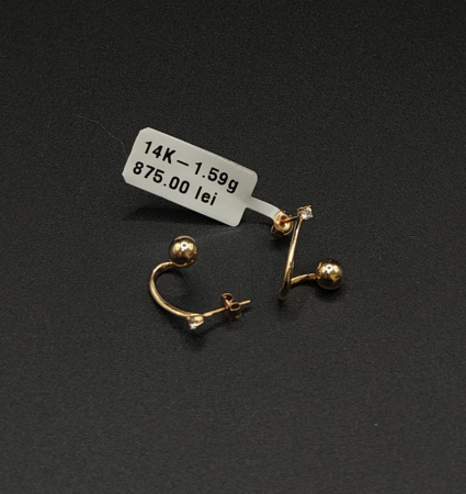 Cercei - Cercei Aur Galben 14k