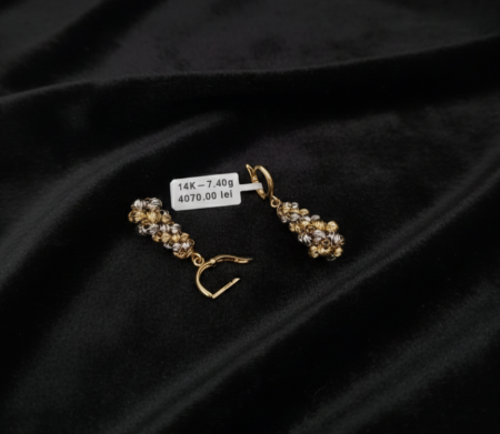 Cercei - Cercei aur galben 14k