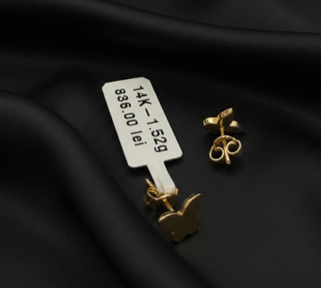 Cercei - Cercei Aur Galben 14k