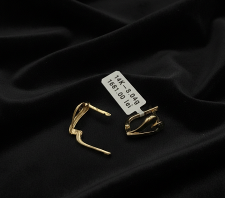 Cercei - Cercei aur galben 14k