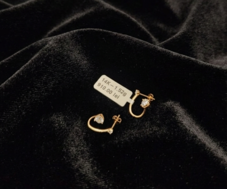 Cercei - Cercei Aur Galben 14k