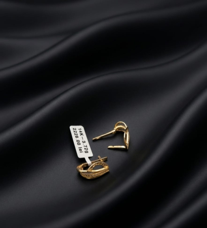 Cercei - Cercei aur galben 14k