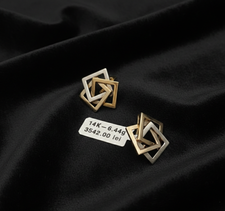 Cercei - Cercei Aur Galben 14k