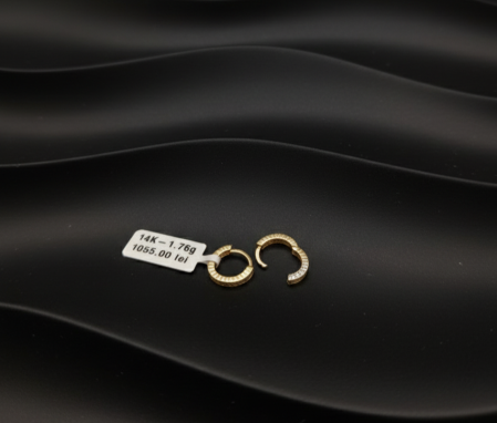 Bijuterii Aur Dama - Cercei Aur Galben 14k