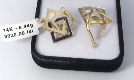 Cercei Aur Galben 14k [1]