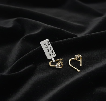 Cercei - Cercei aur galben 14k